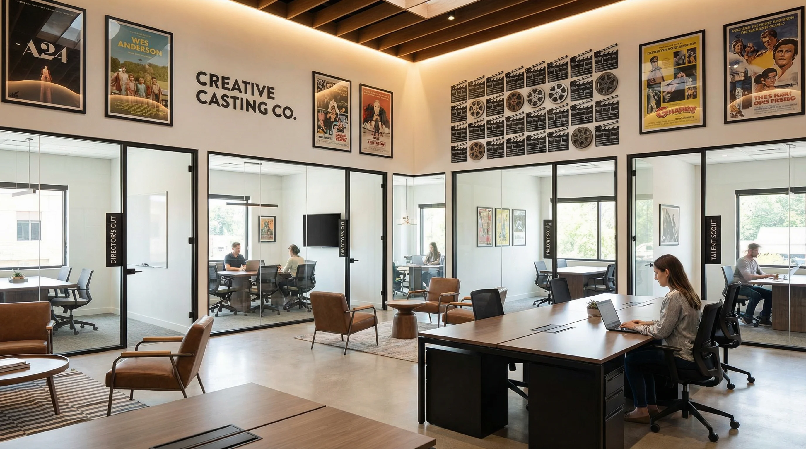 新锐影视工作室办公环境